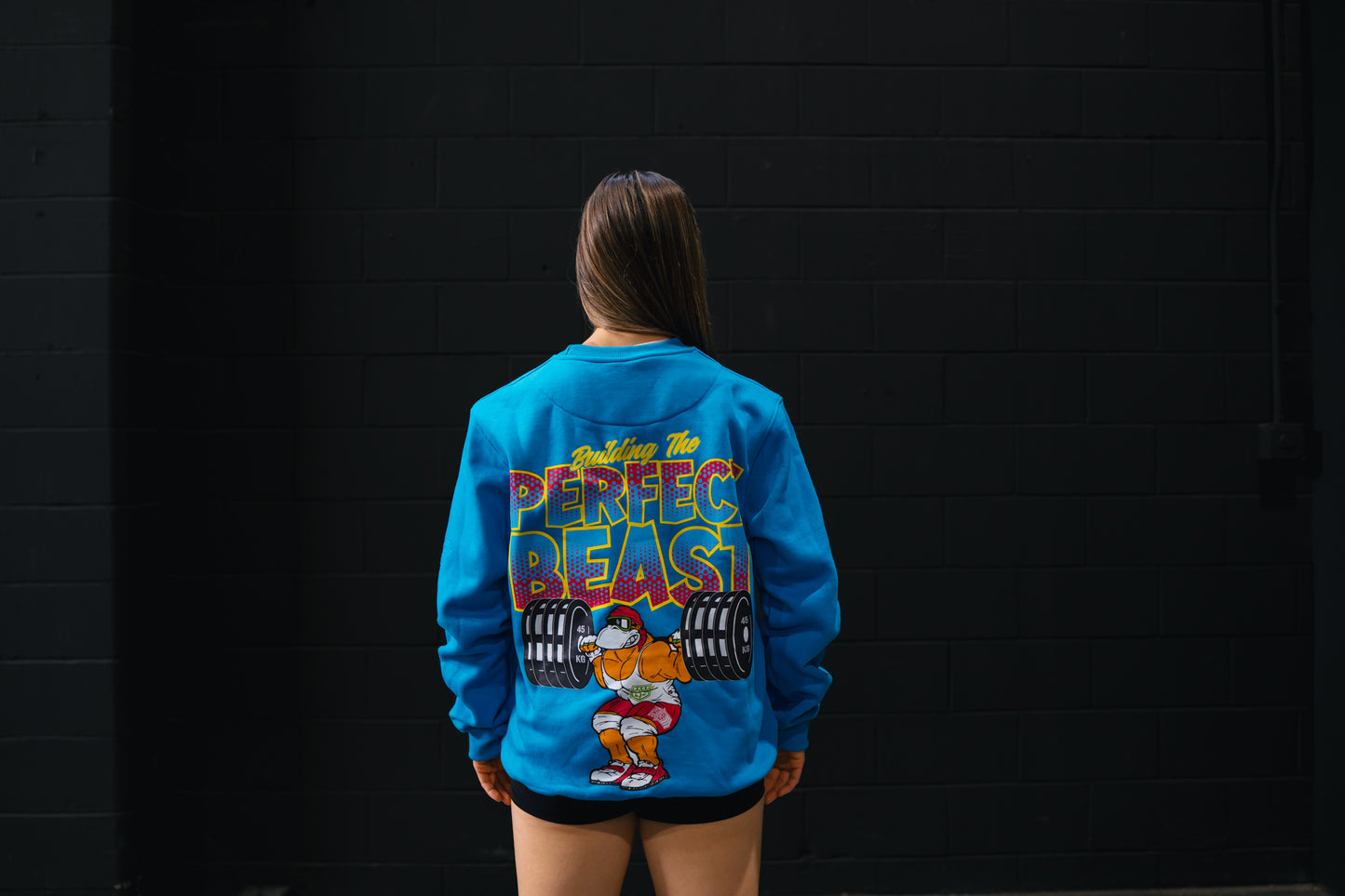 Perfect Beast Crewneck in Blue