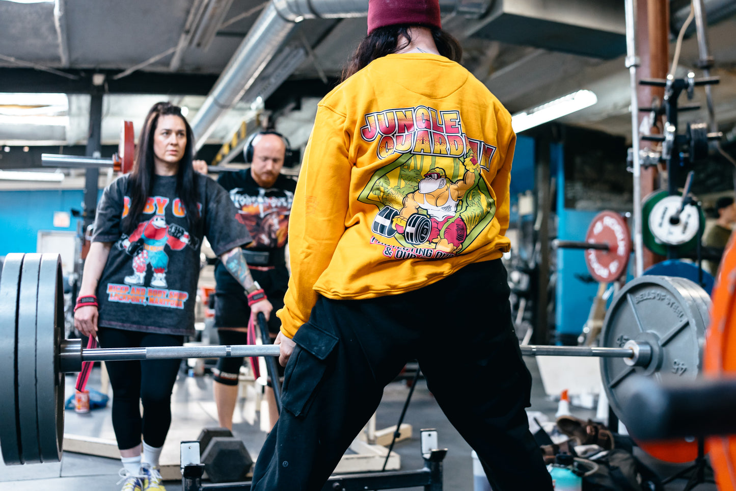 Jungle Guardian Crewneck Sweatshirt in Yellow