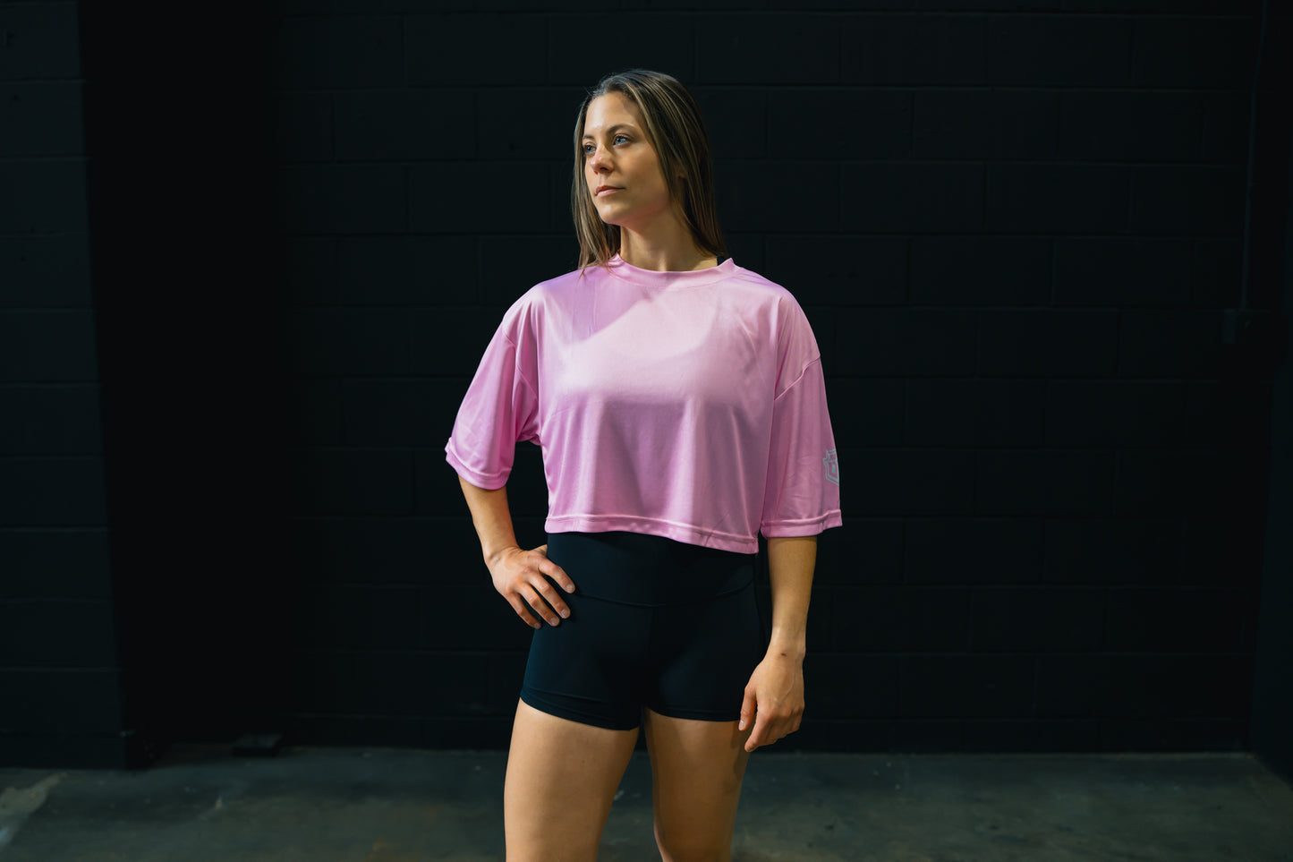 Everyday Crop Top in Pink