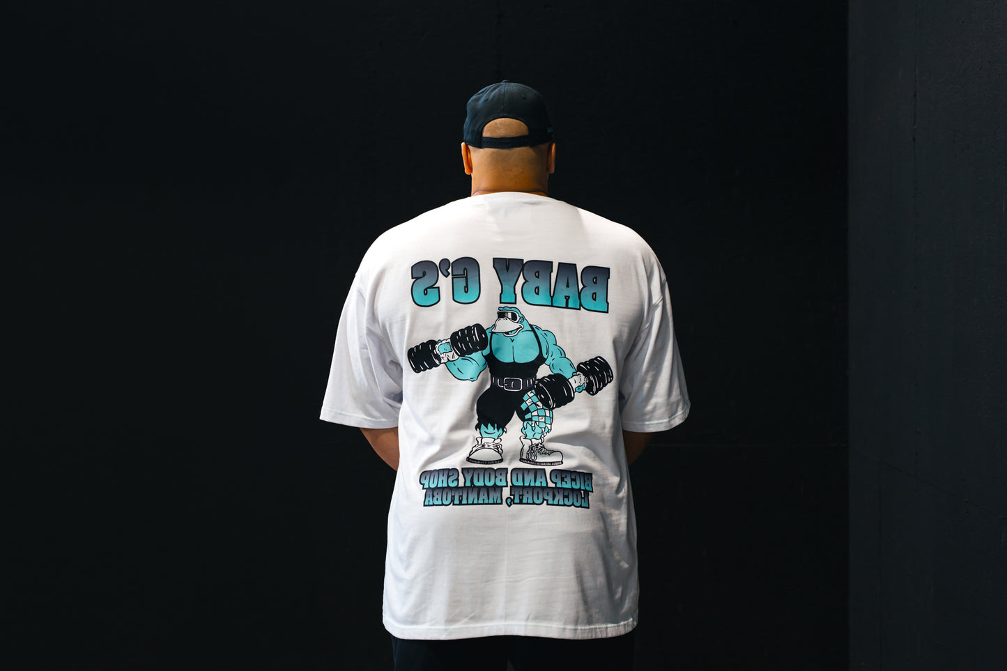 Gradient T- Shirt in Tiffany Blue