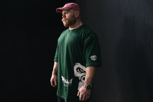 Gorilla Warfare T- Shirt in Hunter Green