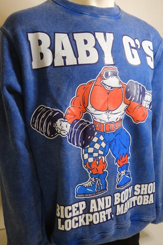 Baby G’s Bicep & Body Shop Crewneck